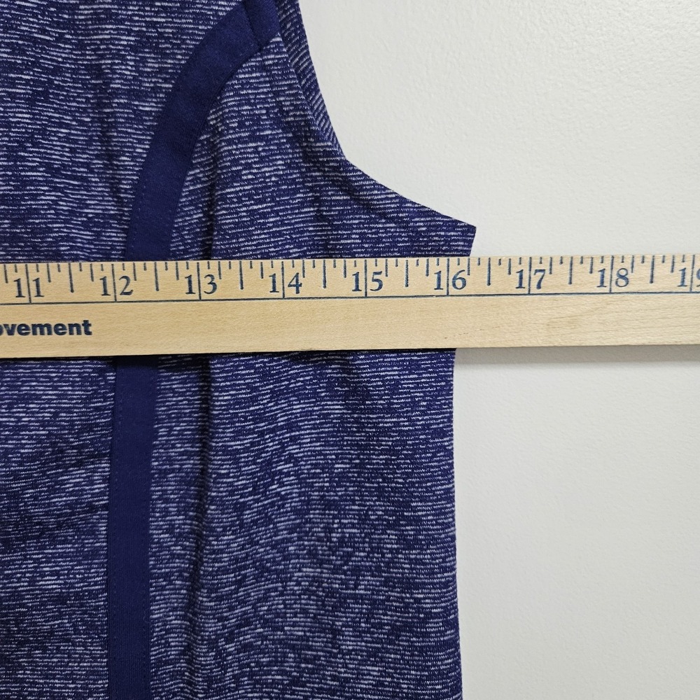 Under Armour Vest Womens Sm Blue Space Dye Full Zip Fitted  Athletic Athleisure - Picture 6 of 9